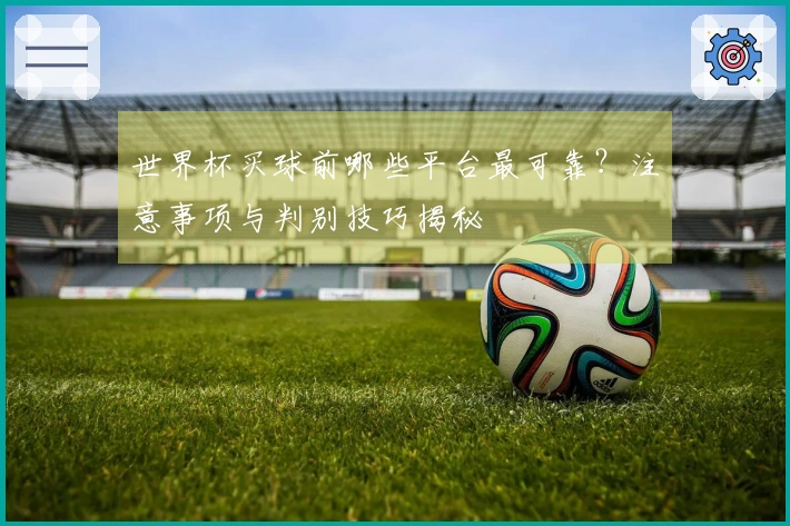 世界杯买球前哪些平台最可靠？注意事项与判别技巧揭秘